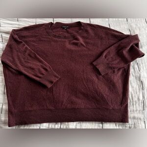 Eileen Fisher Oversized 100% Cashmere Crewneck XL